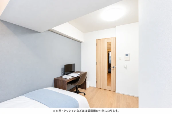 【地下鉄東西線 早稲田 徒歩９分】SステイAX新宿戸山｜wi-fiレンタル可・オートロック｜ペット可｜１K・シングルベッドの物件画像