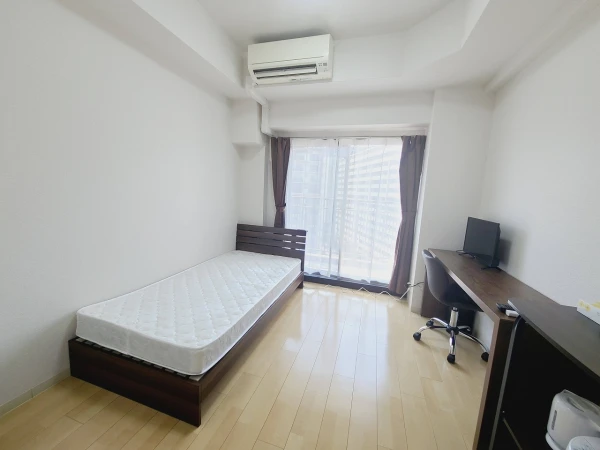 【JR神戸駅 徒歩８分】Sステイ神戸ハーバーランド前アクア｜Wi-Fi無料｜オートロック付き分譲マンション｜ペット可｜１K・シングルベッドの物件画像